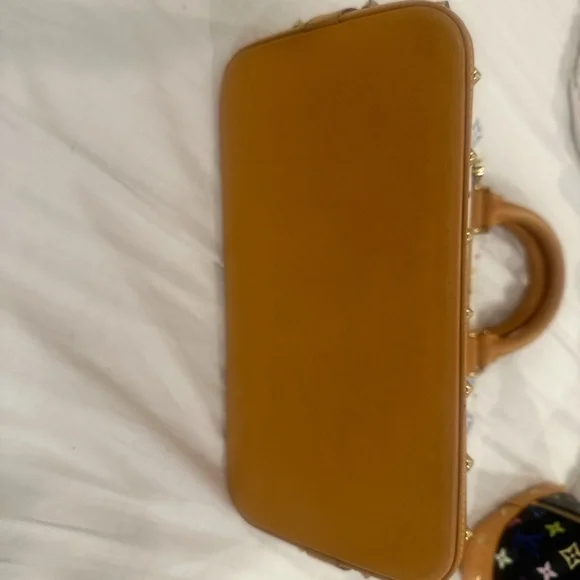 Louis Vuitton White Multicolor Alma PM in great condition - Picture 3 of 4